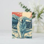 日素晴らしの入り山のピレネー ポストカード (スタンド正面)