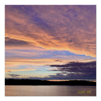 日素晴らしの入り海光沢ポスター ポスター