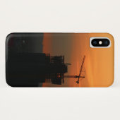 日素晴らし入りタワークレーン付き電話ケース Case-Mate iPhoneケース (裏面(横))