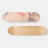 日素晴らし出時の神奈川の波 スケートボード (横)