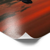 日素晴らし没パラグライダー フォトプリント            (角)