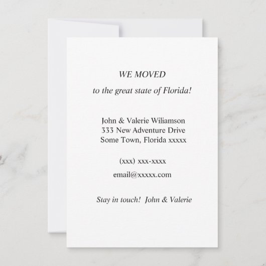 日素晴らし没フロリダの移動発表 (裏面)