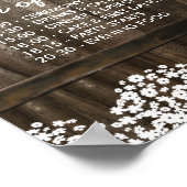 日素朴の国の結婚式の順序 ポスター (角)