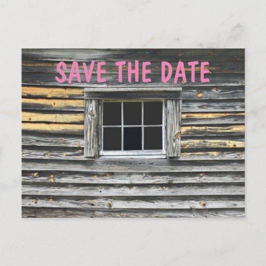日素朴付はがき、キャビンを保存 案内ポストカード (正面)