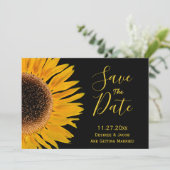 日素朴付を保存した黄色の黒のひまわり セーブザデート (スタンド正面)