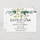 日素朴付を保存する セーブザデート (正面/裏面)