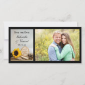 日素朴付を除くヒマワリの森の結婚式 セーブザデート (正面)