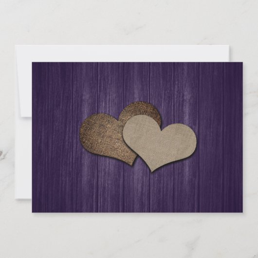 日素朴付カードを保存する紫のひまわり セーブザデート (裏面)