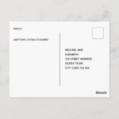 日素朴付救メイスン・ジャース・ストリングス結婚ト ポストカード (裏面)