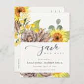 日素朴花ユーカリフローラ 案内ポストカード (正面/裏面)