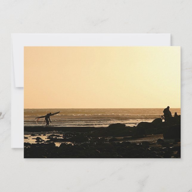 日終了サーフィン (正面)