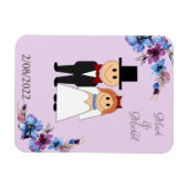 日結婚付 マグネット (横)