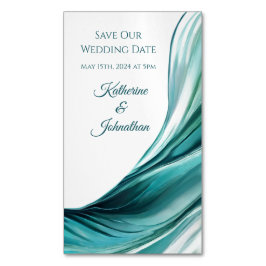 日結婚救付のエメモダンラルド・グリーン マグネット名刺