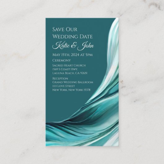 日結婚救付のエメモダンラルド・グリーン 名刺 (正面)