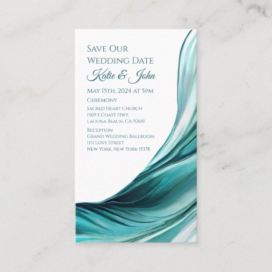 日結婚救付のエメモダンラルド・グリーン 名刺 (正面)