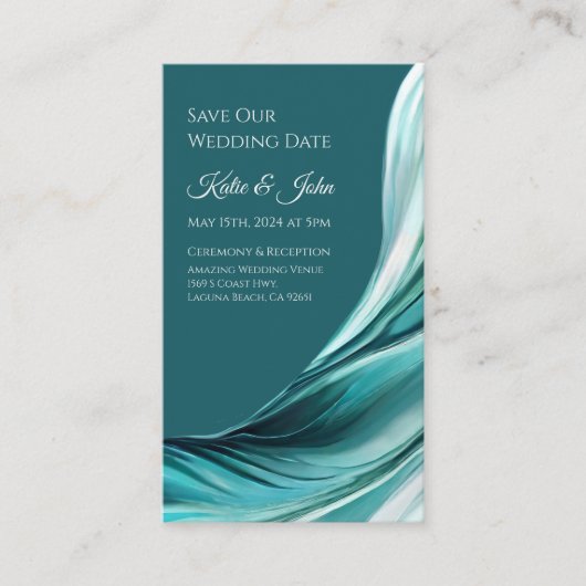 日結婚救付のエメモダンラルド・グリーン 名刺 (正面)