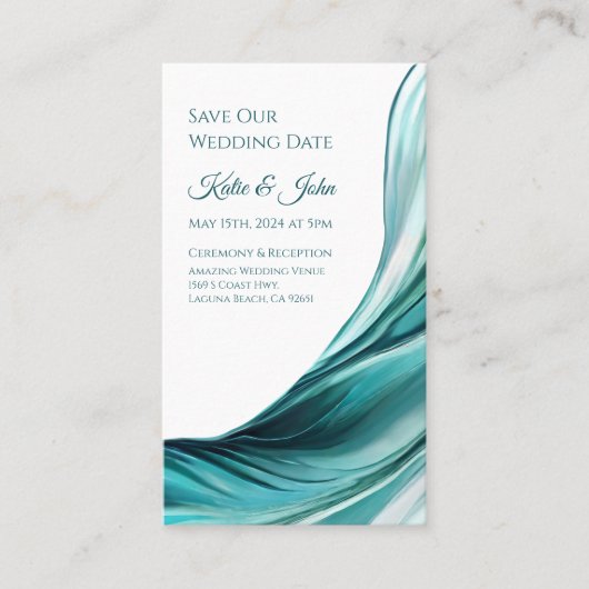 日結婚救付のエメモダンラルド・グリーン 名刺 (正面)