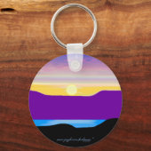 日絵を描入り#2 キーホルダー (正面)