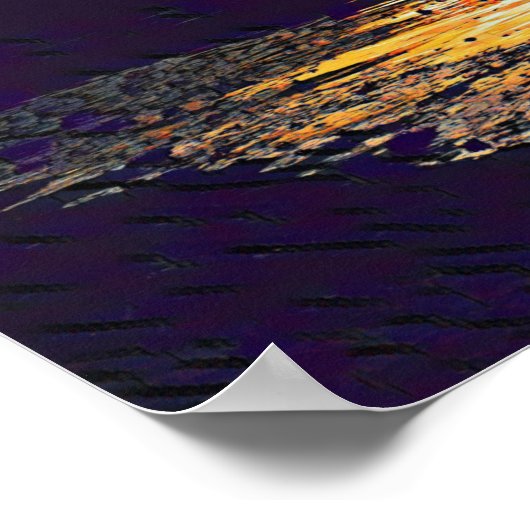 日絵を描入 ポスター (角)