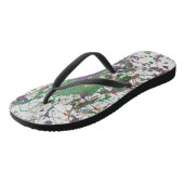 日絵を描（ばちゃばちゃ）跳ねるおもしろい ビーチサンダル (アングル)