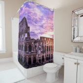 日絵画入りのローマのコロシアム シャワーカーテン (インサイチュ)
