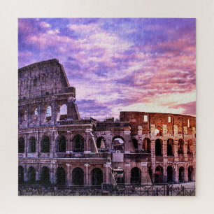 日絵画入りJigsaw Puzのローマのコロッセウム ジグソーパズル