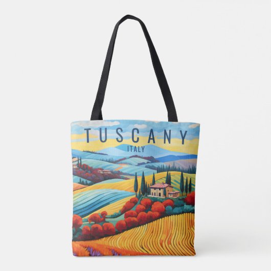 日絵画没のトスカーナ |イタリア旅行 |アート トートバッグ (裏面)