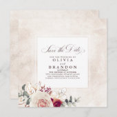 日自然付を保エレガント存するフローラ 案内状 (正面/裏面)