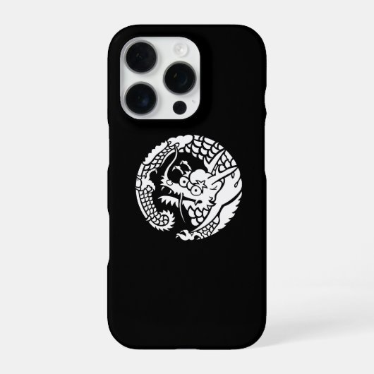日蓮宗の龍の丸 iPhoneケース (裏面)