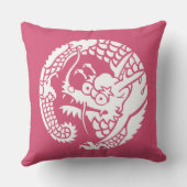 日蓮宗の龍の輪 クッション (裏面)