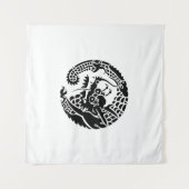 日蓮宗の龍の輪 タペストリー (正面(横))