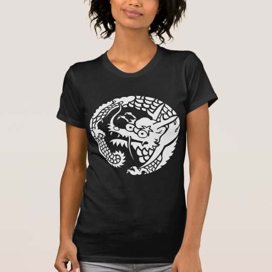 日蓮宗の龍の輪 Tシャツ (正面)