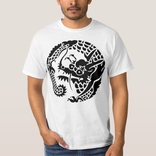 日蓮宗の龍の輪 Tシャツ (正面)