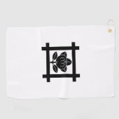 日蓮宗用の蜜柑 ゴルフタオル (横)