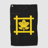 日蓮宗立花紋 ゴルフタオル (正面)