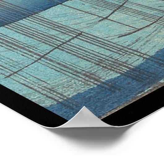 日蓮祈りの言葉の雨命が歌川に答え ポスター (角)