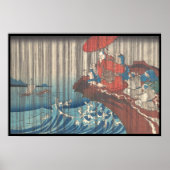 日蓮祈りの言葉の雨命が歌川に答え ポスター (正面)