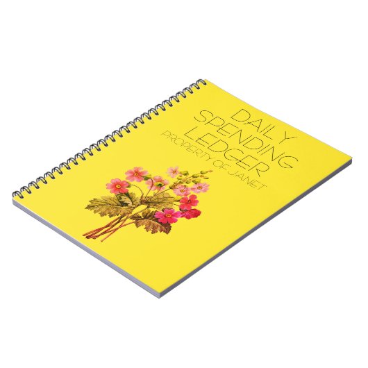 日計支出元帳の主要財務ノートブック ノートブック (左側)