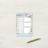 日計 ポストイット (デスク上)