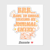 日記を書き終えるまでちょっと離席BRB シール (シート)