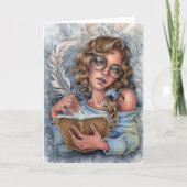 日記折親愛りグリーティングカードライターブック カード (正面)