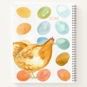 日記育鶏フレッシュ・エッグファーム・ジャーナル ノートブック (裏面)