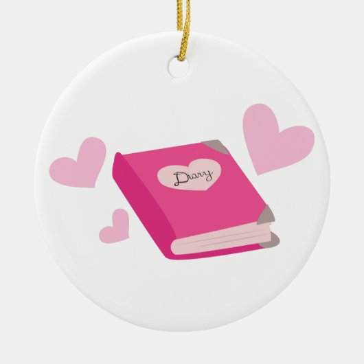 日記 セラミックオーナメント (正面)