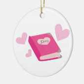 日記 セラミックオーナメント (左)