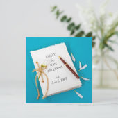 日誌とペン結婚の発願の更新 招待状 (スタンド正面)