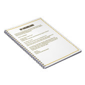 日誌に奨励される ノートブック (右側)