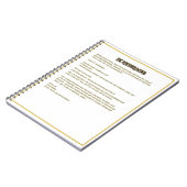 日誌に奨励される ノートブック (左側)