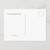 日誌に日付を保存する猫の保持板 案内ポストカード (裏面)