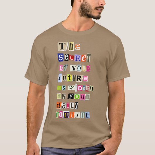日課 Tシャツ (正面)