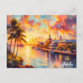 日買入り旅行ヴィンテージ鍵フロリダポストカード ポストカード (正面)